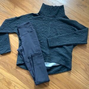 Nordstrom Zella athletic set. Small top and XS leggings .